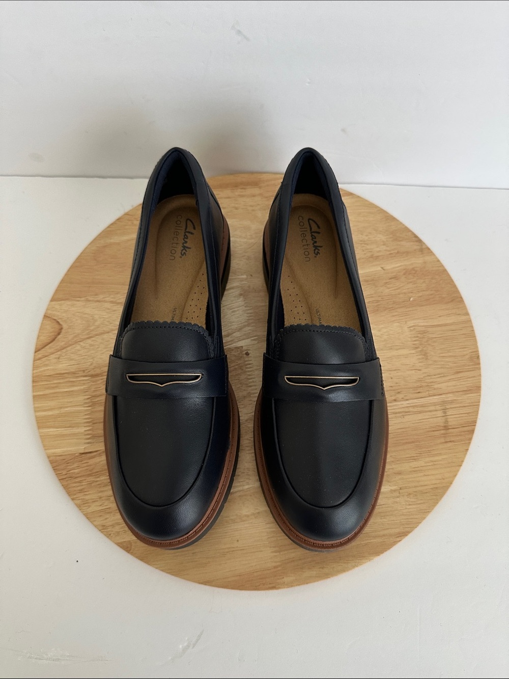 Clarks Westlynn Glow Womens Moc Closed Toe Loafers new